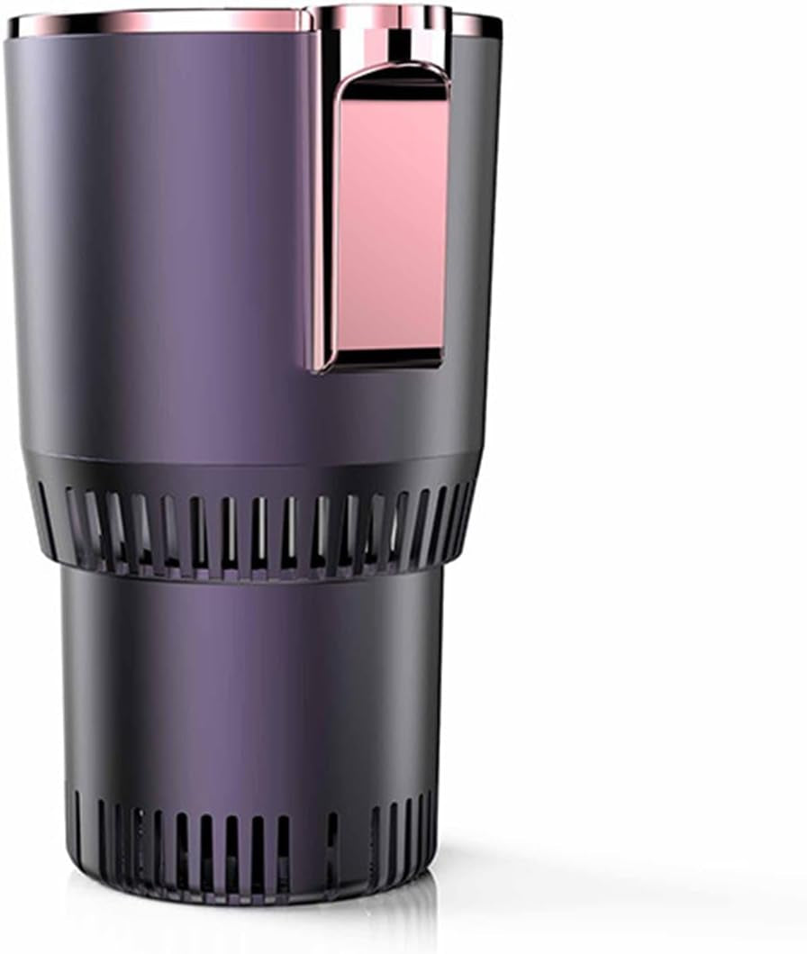 Smart Car Heater & Colder Cups,Temperature Control Cup,Car Cup Holder|Quick Thermal Heating Cups|Car Refrigerator Quick Cooling Cups|Suitable for Most Cars (Purple)
